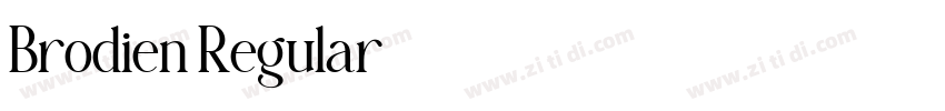 Brodien Regular字体转换 Brodien Regular字体转换